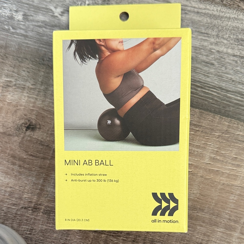 All in Motion Yellow Mini Ab Ball